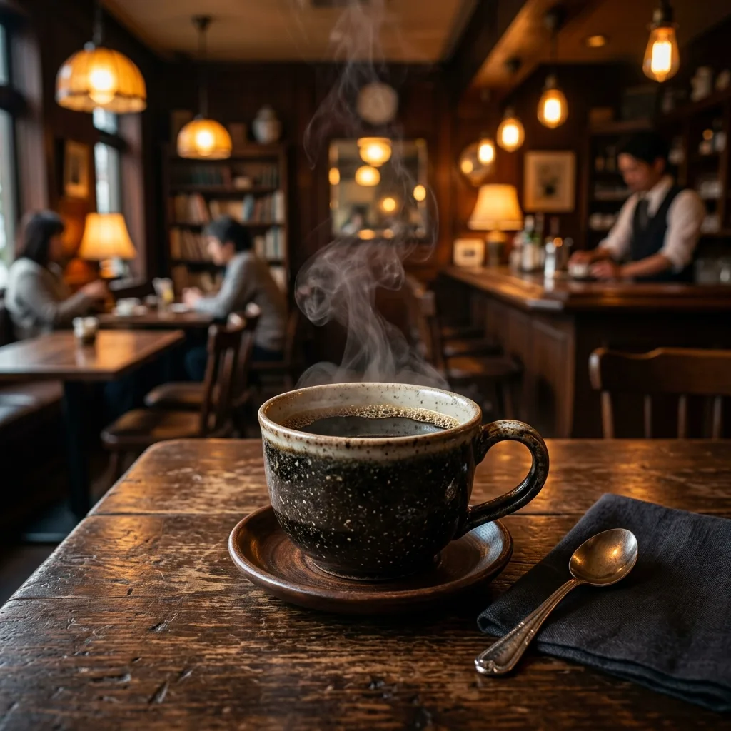 コーヒーと落ち着いた店内